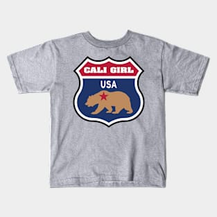 Cali Girl (Interstate USA) Kids T-Shirt